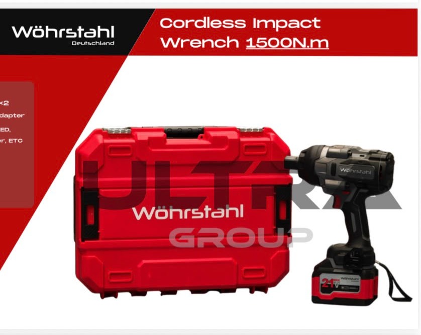 Wöhrstahl Cordless Impact Wrench 1500N.m